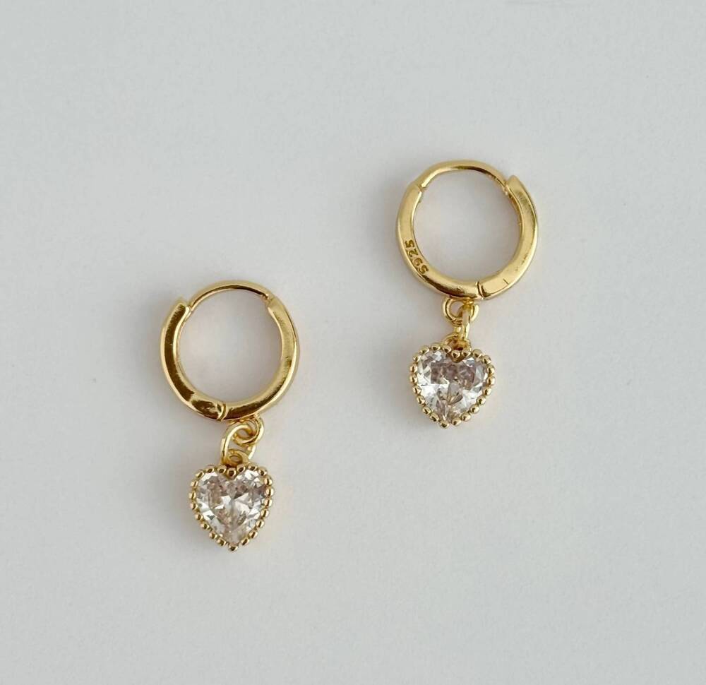 NEW TRAMPS+THIEVES women's claire earrings in gold